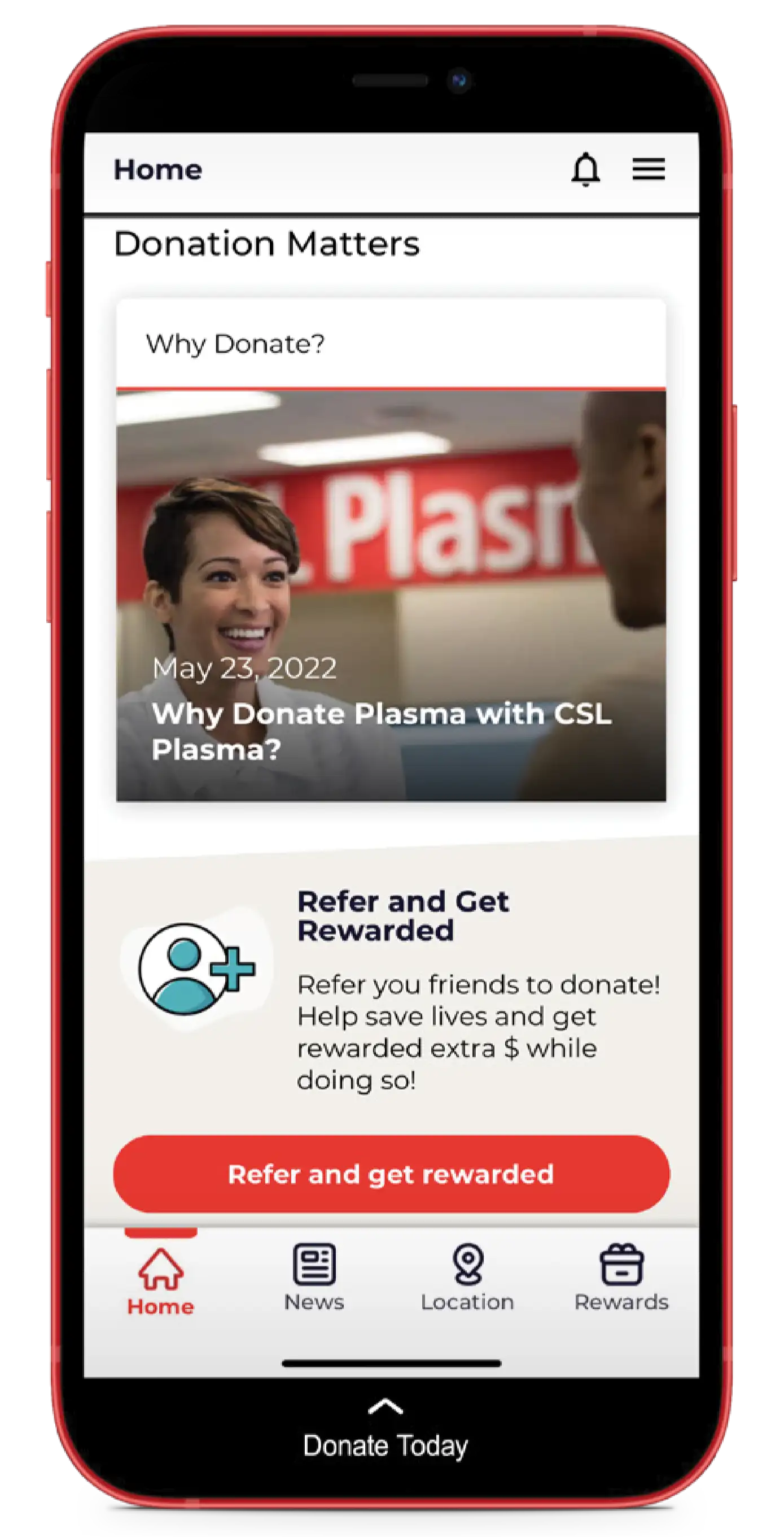 CSL Plasma refer a friend