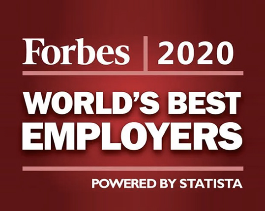forbes 2020 best employers logo