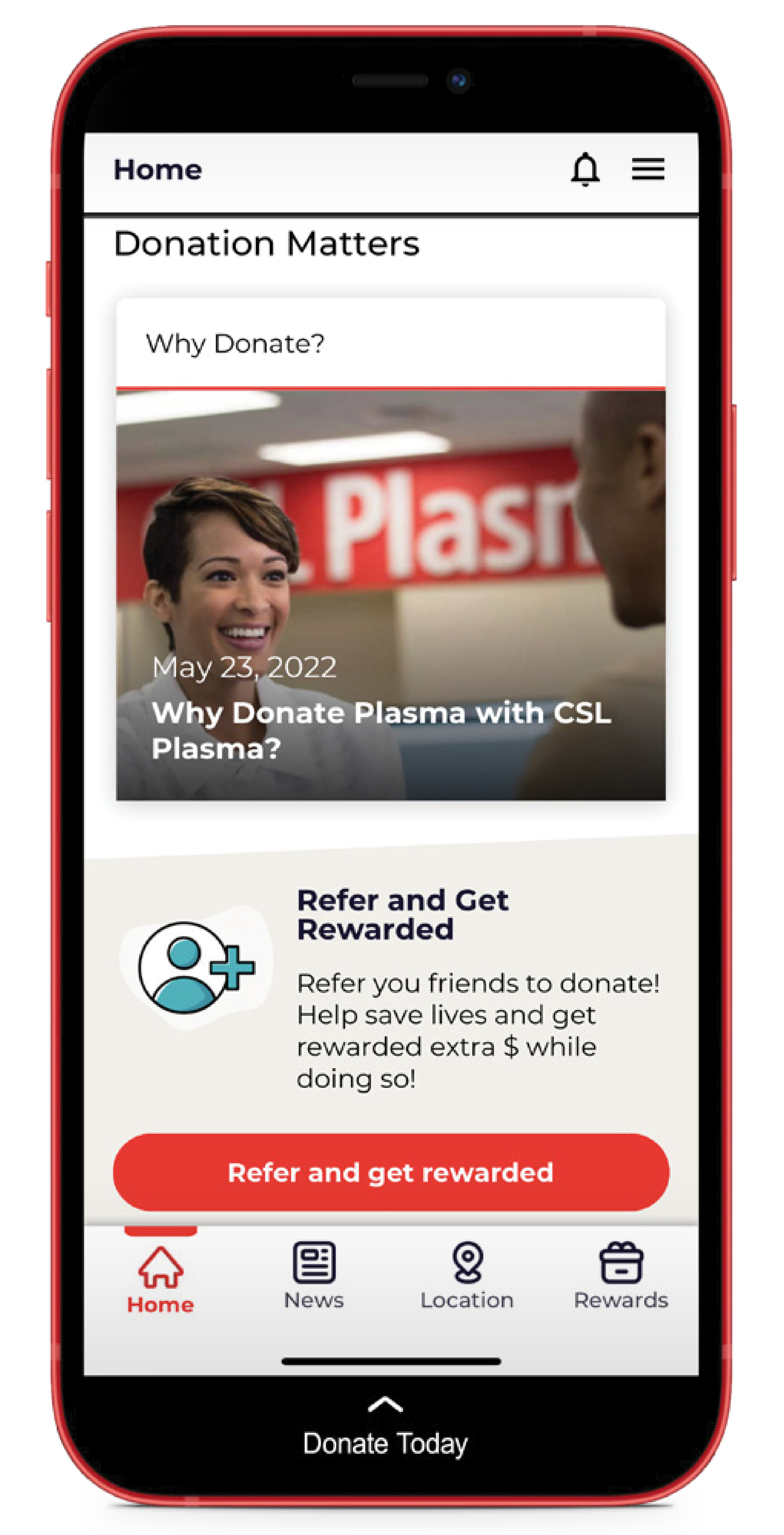 CSL Plasma refer a friend